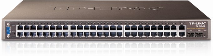 Switch TP-LINK TL-SL3452 48-Port 10/100Mbps+4-Port Gigabit Managed 
