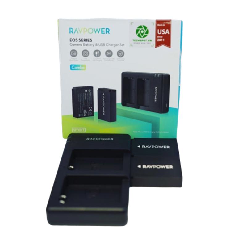 Bộ Pin + Sạc Ravpower LP-E12 For Canon
