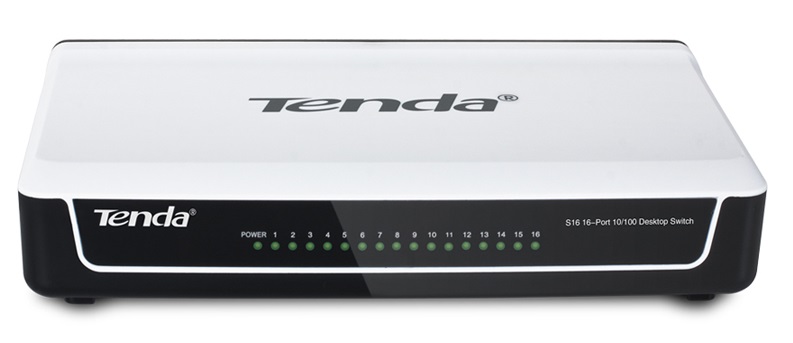 Switch TENDA S16 16 port 10/100Mbps 