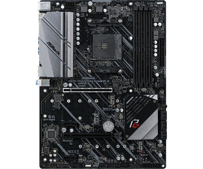 Main Asrock X570 Phantom Gaming 4 (Chipset AMD X570/ Socket AM4/ VGA onboard)