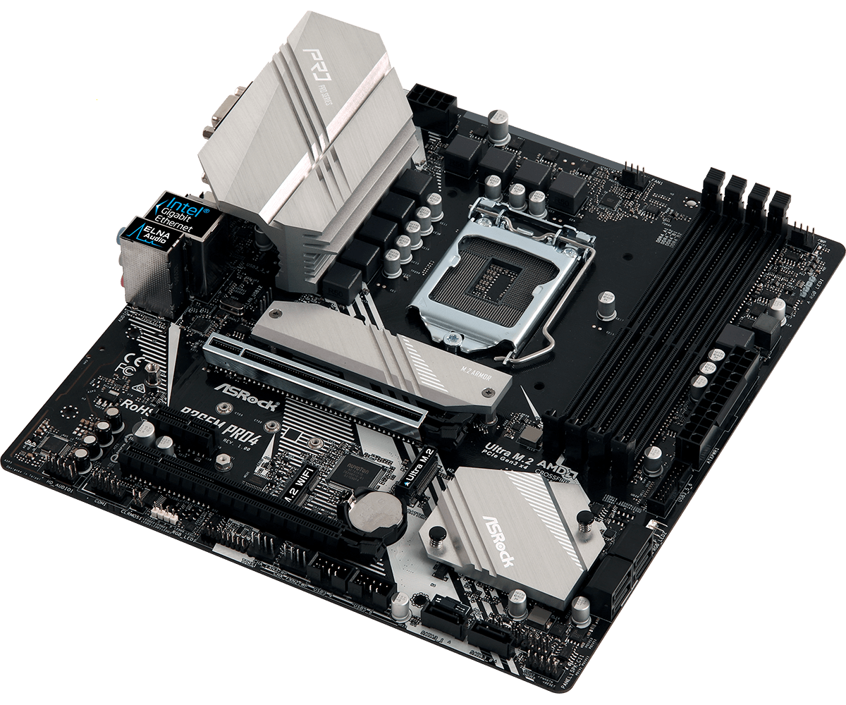 Main Asrock B365M Pro 4 (Chipset Intel B365/ Socket LGA1151/ VGA onboard)