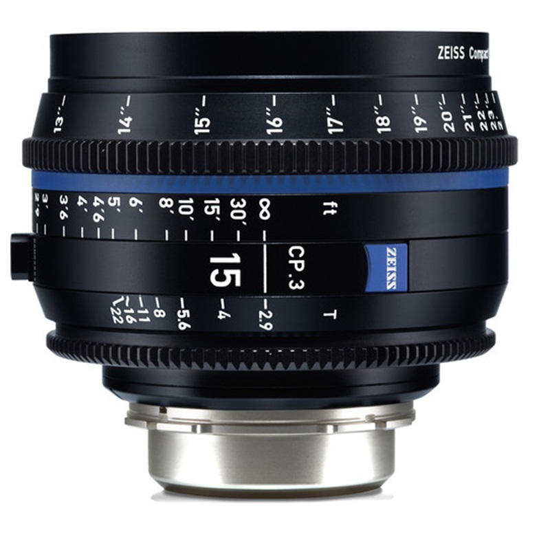 ỐNG KÍNH ZEISS COMPACT PRIME CP.3 15MM T2.9 (PL MOUNT, METERS)