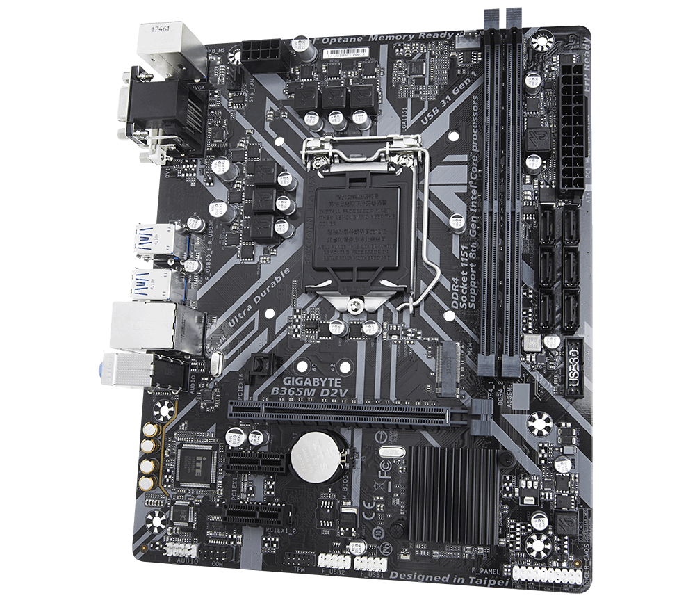 Main Gigabyte GA-B365M-D2V (Chipset Intel B365/ Socket LGA1151/ VGA onboard)