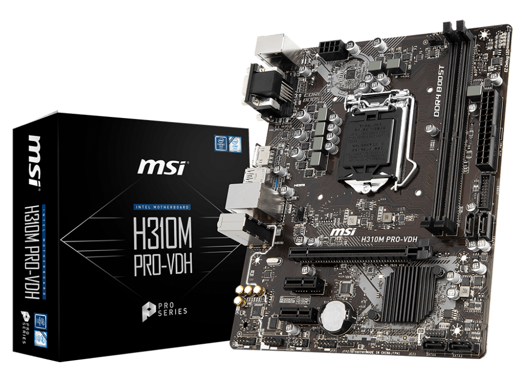 Main MSI H310M PRO-VDH (Chipset Intel H310/ Socket LGA1151/ VGA onboard)