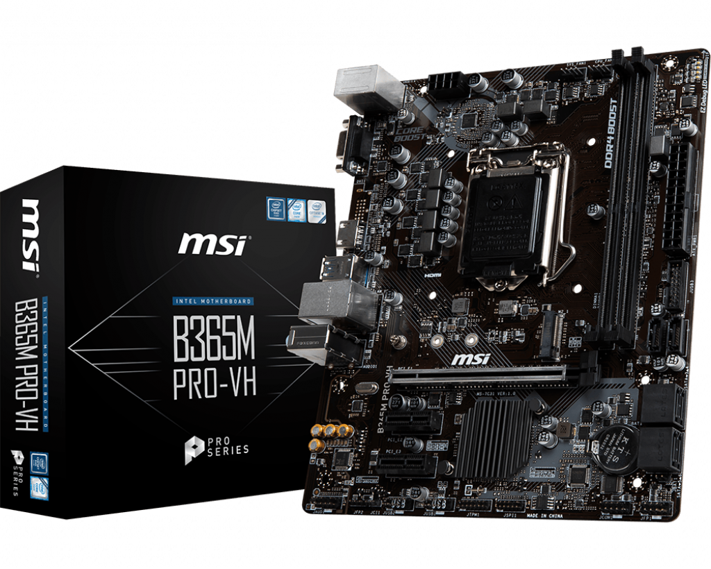 Main MSI B365M PRO-VH (Chipset Intel B365/ Socket LGA1151/ VGA onboard)