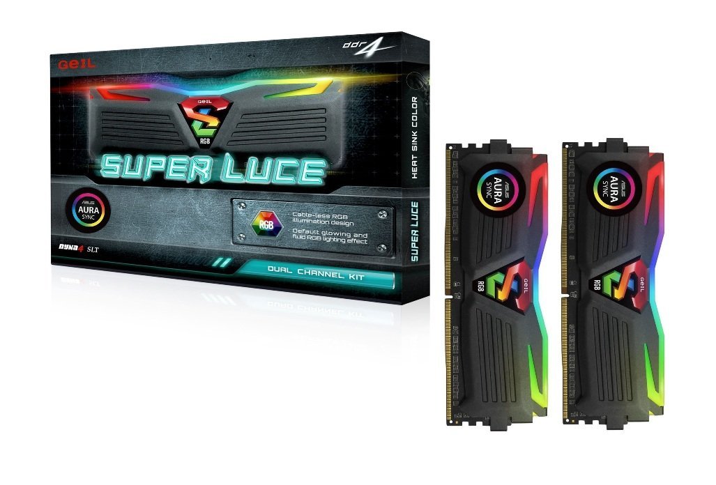 Ram Geil D4 SUPER LUCE RGB SYNC DDR4 8Gb 3000 AMD (GLS48GB3000C16ASC)