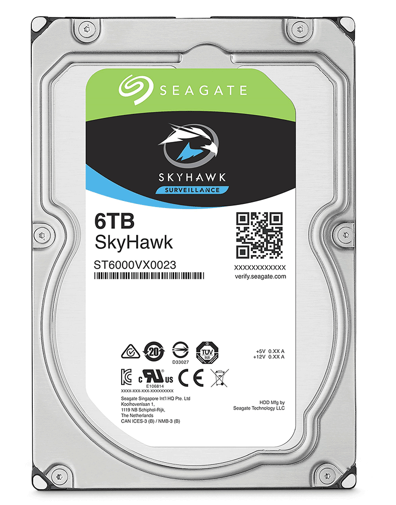 Ổ cứng Seagate Skyhawk Surveillance 6Tb 5400rpm, 256Mb