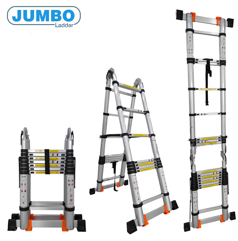 Thang nhôm rút gọn chữ A cao cấp Jumbo A190