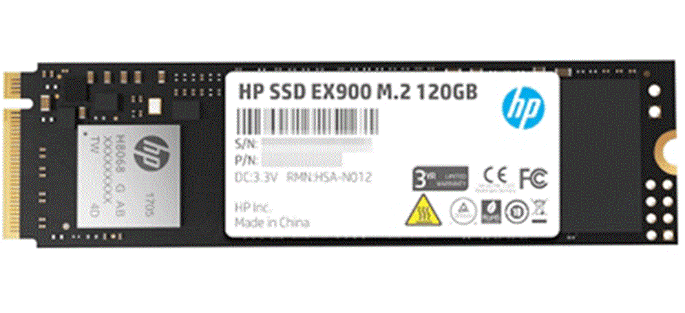 Ổ SSD HP EX900 120Gb PCIe NVMe™ M2.2280