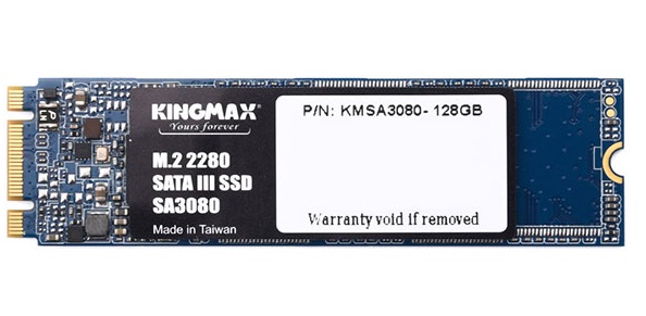 Ổ SSD Kingmax SA3080 128Gb M2 (đọc: 550MB/s /ghi: 350MB/s)