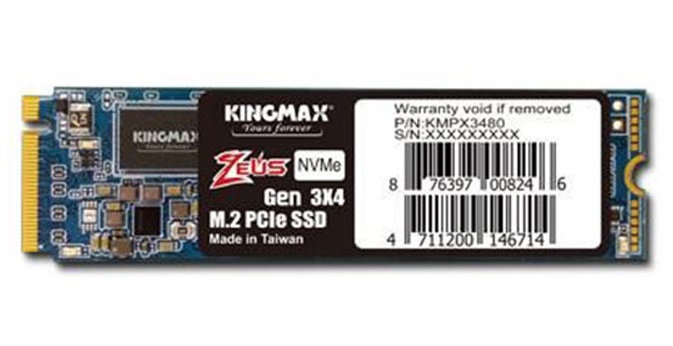 Ổ SSD Kingmax PX3280 128Gb NVMe PCIe Gen3x2 M.2 2280 (đọc: 1500MBps /ghi: 450MBps)