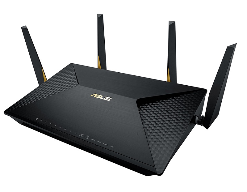 Router wifi ASUS  BRT-AC828 (Chuẩn Doanh Nghiệp) AC2600 MU-MIMO, 2 cổng WAN VPN, bảo vệ mạng AiProtection