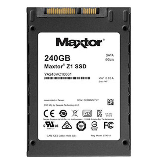 Ổ SSD Seagate Maxtor 240Gb SATA3 (đọc: 540MB/s /ghi: 425MB/s)