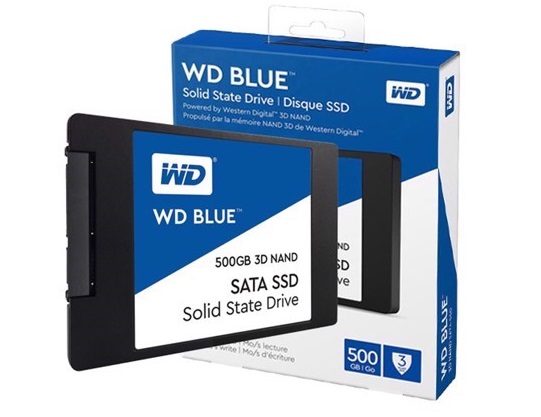 Ổ SSD Western Blue 2Tb SATA3 WDS200T2B0A (đọc: 560MB/s /ghi: 530MB/s)
