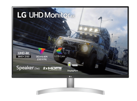 Màn hình LG 32UN500-W (31.5inch/4K/VA/60Hz/4ms/350nits/HDMI+DP+Audio/Loa)