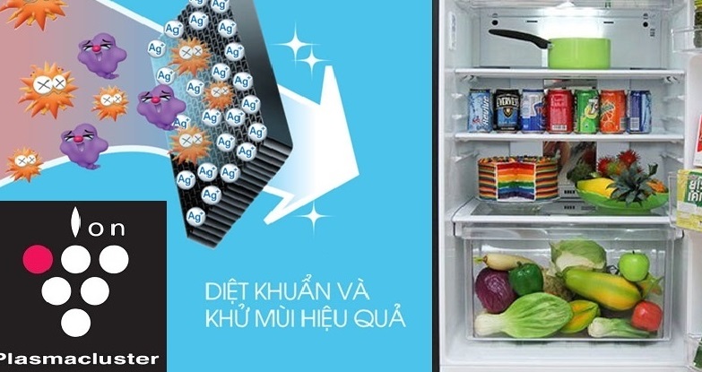 Tủ lạnh Sharp Inverter SJ-XP650PG-BK - 600 lít ( 2017)