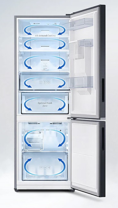Tủ lạnh Samsung hai cửa ngăn đông dưới 276 lít RB27N4170S8/SV