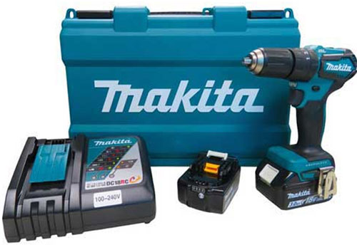 Máy khoan búa dùng pin 18V Makita DHP483RTE