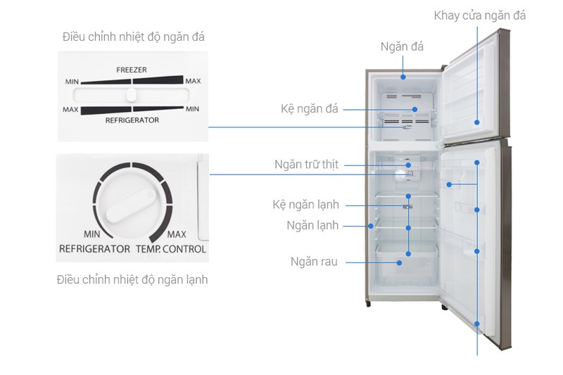 Tủ lạnh Toshiba GR-A28VS DS 233 lít