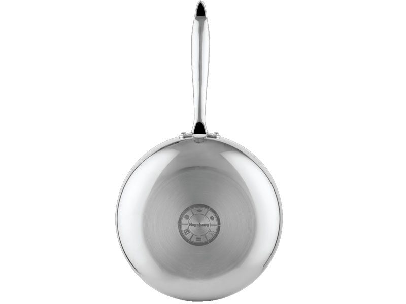 Chảo chống dính inox đa lớp toàn phần Nagakawa Natsu NAG2403 (24cm) - Dùng trên mọi loại bếp