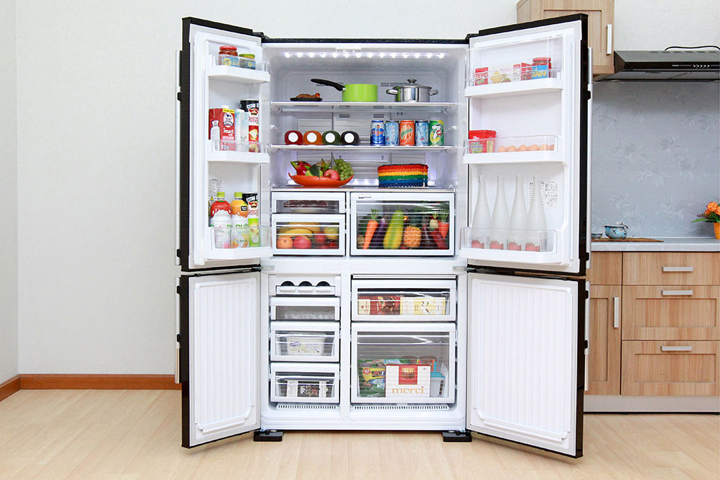 Tủ lạnh Mitsubishi Electric 580 Lít MR-L72EH-BRW-V