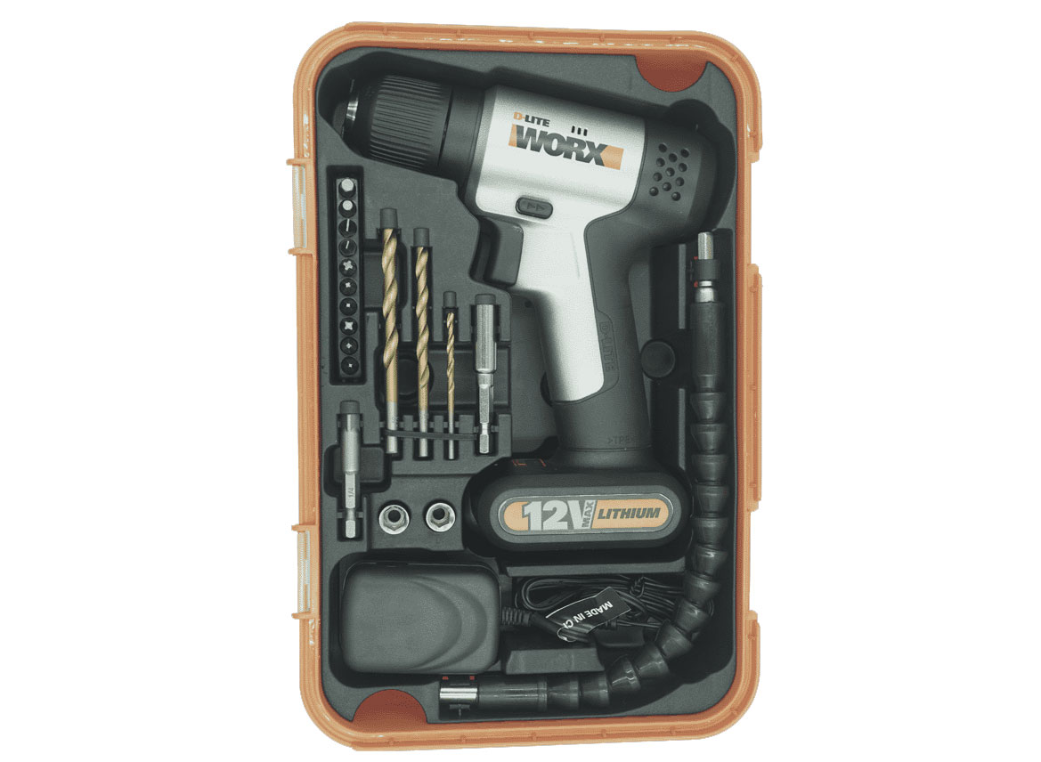 Máy khoan vặn vít dùng pin Li-ion 12V Worx Orange WX104.2