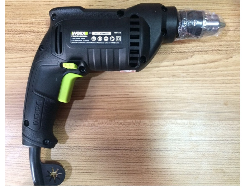 Máy khoan 380W 10mm Worx Green WU118.1