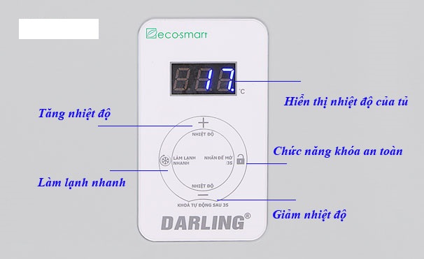 Tủ đông Smart Inverter Darling DMF - 1279ASI 1400 lít