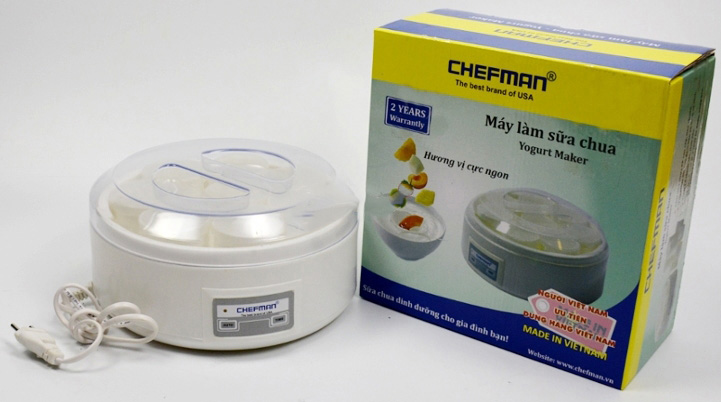 Máy làm sữa chua Chefman CM-301 (16 cốc nhựa)