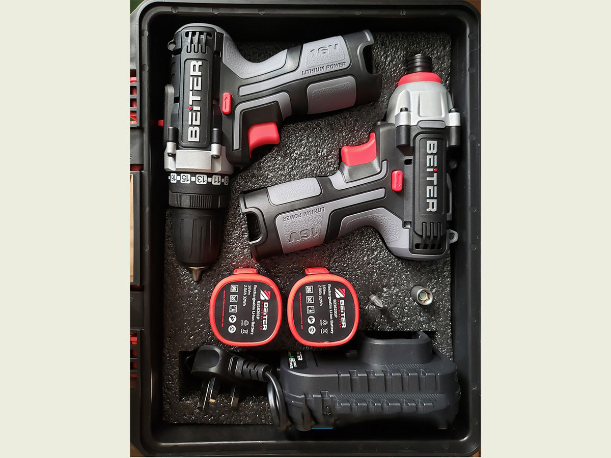 Bộ máy khoan pin 16V Beiter C16-2B1