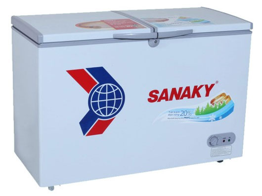 Tủ đông 2 ngăn 2 cánh mở Sanaky VH 365W2