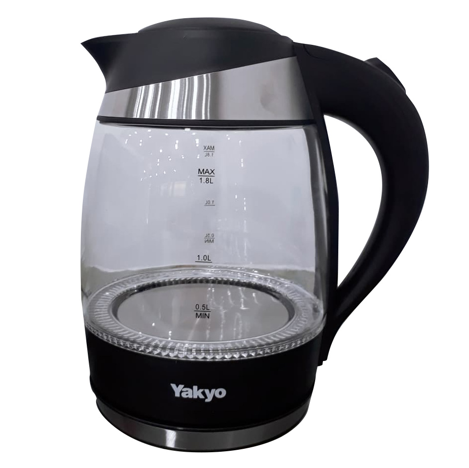 Ấm đun nước siêu tốc thủy tinh Yakyo TP-1757