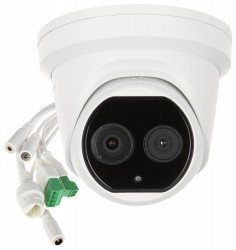 Camera IP Dome hồng ngoại đo thân nhiệt HIKVISION DS-2TD1217B-3/PA(B)