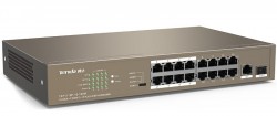 Switch TENDA TEF1118P 16-Port PoE 10/100Mbps + 1 Gigabit/SFP Slots 