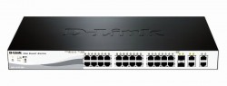 Smart Switch + 4 slot SFP D-Link DGS-1210-28/E 24-Port Gigabit 