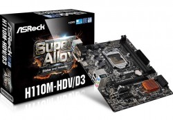 Main Asrock H110M-HDV (Chipset Intel H110/ Socket LGA1151/ VGA onboard)
