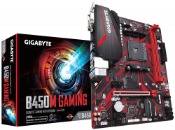 Main Gigabyte B450M GAMING (Chipset AMD B450/ Socket AM4/ VGA onboard)