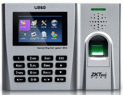 Máy chấm công vân tay và thẻ cảm ứng ZKTeco U260C