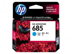 Mực in HP 685 Cyan Ink Cartridge (CZ122AA)