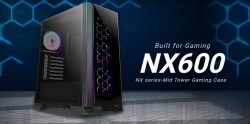 Vỏ Case Antec NX600 ( MidTower/Màu Đen/Led RGB)