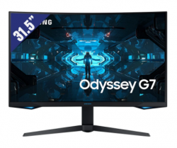 Màn hình Samsung Odyssey G7 LC32G75TQSEXXV (32inch/2K/VA/240Hz/1ms/350nits/HDMI+DP+Audio/G-Sync/Cong)