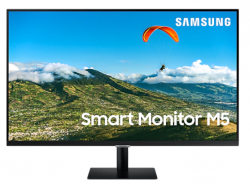 Màn hình máy tính thông minh Samsung LS32AM500NEXXV (32 inch/FHD/VA/60Hz/8ms/250nits/HDMI+USB/Tivi+Remote)