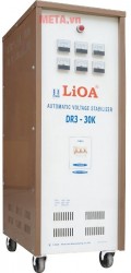 Ổn áp 3 pha khô Lioa 30KVA DR3 30KII (Dải điện áp đầu vào 160V - 430V