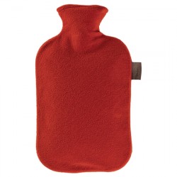 Túi chườm nóng lạnh Fashy 6530-42 bọc lông cừu màu đỏ