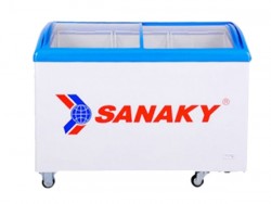 Tủ đông một ngăn nắp kính lùa Sanaky VH-482K