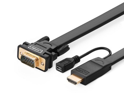 Cáp HDMI to VGA 2M Ugreen 40231