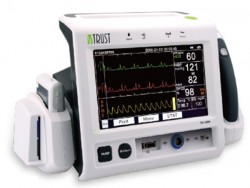 Máy monitor theo dõi 5 thông số huyết áp, SPO2, nhiệt độ, đường huyết, ECG TD-2300