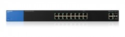 Switch chia mạng Linksys 16 port + 2 port RJ45/SFP combo LGS318