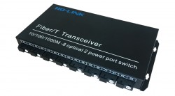 HL-8F2E-1000 switch quang 8 cổng SC + 2 Cổng RJ45 Gigabit
