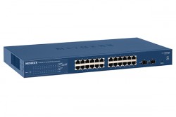 24-Port Gigabit Ethernet Smart Managed Pro Switch with 2 SFP Ports NETGEAR GS724T (version 4)